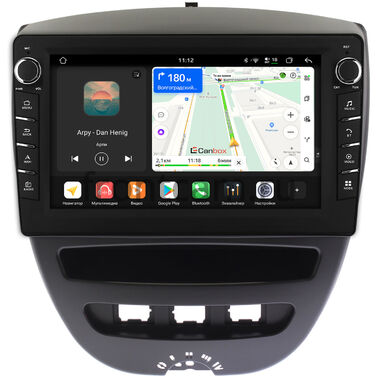 Citroen C1 2005-2014 Canbox H-Line 8838-10-1152 на Android 14 (4G-SIM, 6/128, DSP, QLed) С крутилками