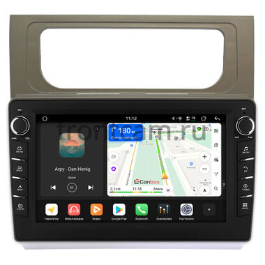 Volkswagen Touran 2 2010-2015 (серебристая) Canbox H-Line 8839-10-1161 на Android 14 (4G-SIM, 8/128, DSP, QLed) С крутилками