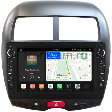 Mitsubishi ASX, Outlander Sport, RVR 3 2010-2019 Canbox H-Line 8838-10-1213 на Android 14 (4G-SIM, 6/128, DSP, QLed) С крутилками