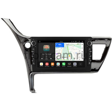 Toyota Corolla (E160/E170/E180) 2015-2024 (гибрид, левый руль или китайский рынок) (тип 2, для авто с камерой) Canbox H-Line 8837-10-1266 на Android 14 (4G-SIM, 4/64, DSP, QLed) С крутилками
