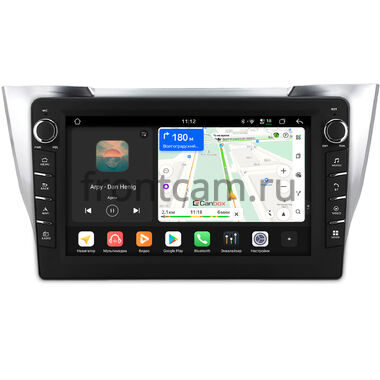Toyota Harrier 2 (XU30) 2003-2013 (серебряная) Canbox H-Line 8838-10-1473 на Android 14 (4G-SIM, 6/128, DSP, QLed) С крутилками
