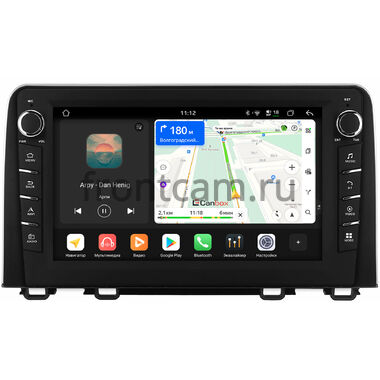 Honda CR-V 5 2016-2024, Breeze 2019-2022 (глянцевая) Canbox H-Line 8838-10-1600 на Android 14 (4G-SIM, 6/128, DSP, QLed) С крутилками