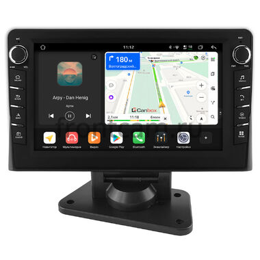 Canbox H-Line 8837-10-2058 на Android 14 (4G-SIM, 4/64, DSP, QLed) С крутилками для установки на торпедо грузовика, автобуса и другого коммерческого транспорта