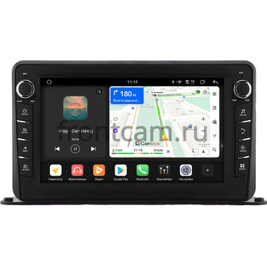 Canbox H-Line 8838-10-2117 на Android 14 (4G-SIM, 6/128, DSP, QLed) С крутилками для установки на торпедо грузовика, автобуса и другого коммерческого транспорта