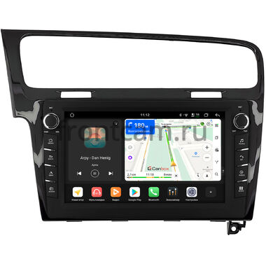 Volkswagen Golf 7 2012-2020 (глянцевая) Canbox H-Line 8837-10-469 на Android 14 (4G-SIM, 4/64, DSP, QLed) С крутилками