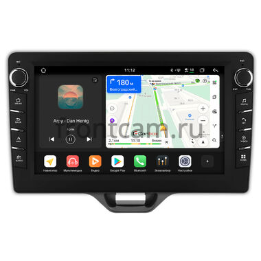Toyota Yaris 4, Yaris Cross 2020-2026 (левый руль) Canbox H-Line 8837-10-552 на Android 14 (4G-SIM, 4/64, DSP, QLed) С крутилками