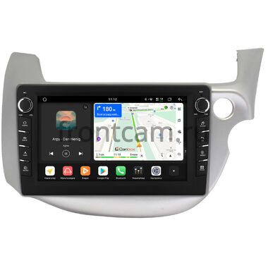 Honda Fit 2 2007-2014 (светло-серая) Canbox H-Line 8838-10-671 на Android 14 (4G-SIM, 6/128, DSP, QLed) С крутилками