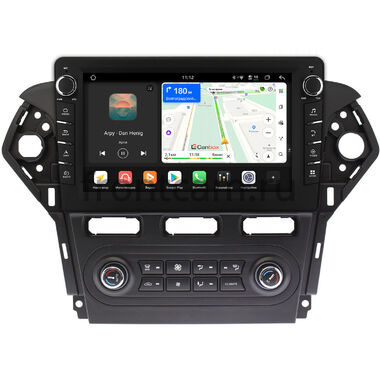 Ford Mondeo 4 2010-2014 (черная, Тип 1) Canbox H-Line 8837-1018 встроенный климат на Android 14 (4G-SIM, 4/64, DSP, QLed) С крутилками