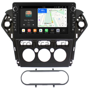 Ford Mondeo 4 2010-2014 (черная) Canbox H-Line 8837-1019 на Android 14 (4G-SIM, 4/64, DSP, QLed) С крутилками