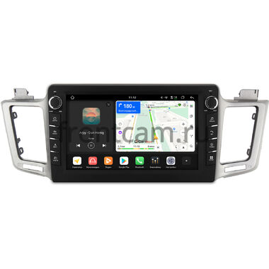 Toyota RAV4 4 (XA40) 2012-2019 Canbox H-Line 8838-1030 (для авто с 4 камерами) на Android 14 (4G-SIM, 6/128, DSP, QLed) С крутилками