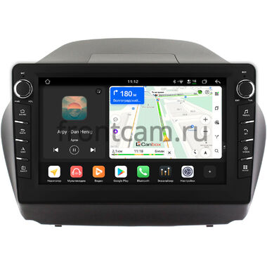 Hyundai ix35, Tucson 2 2009-2015 Canbox H-Line 8838-1043 на Android 14 (4G-SIM, 6/128, DSP, QLed) С крутилками (для авто без камеры)
