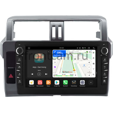 Toyota Land Cruiser Prado 150 2013-2017 (Тип 2) Canbox H-Line 8839-1051 на Android 14 (4G-SIM, 8/128, DSP, QLed) С крутилками