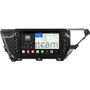 Toyota Camry XV70 2017-2021 (для авто без камеры, левый руль) Canbox H-Line 8839-1053 на Android 14 (4G-SIM, 8/128, DSP, QLed) С крутилками