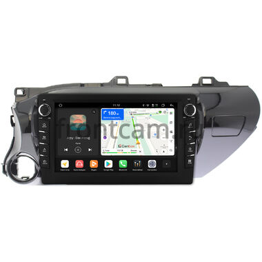 Toyota Hilux 8 2015-2024 (руль слева) Canbox H-Line 8837-1071 на Android 14 (4G-SIM, 4/64, DSP, QLed) С крутилками (для авто без магнитолы)