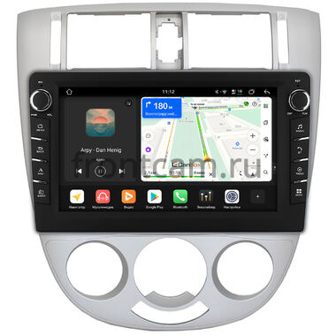 Daewoo Gentra 2 2013-2015, Nubira 3 2003-2004 (тип 3, серая) Canbox H-Line 8837-1079 на Android 14 (4G-SIM, 4/64, DSP, QLed) С крутилками