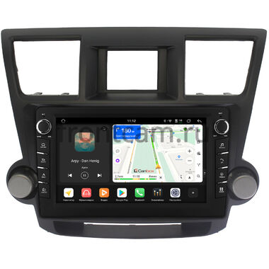 Toyota Highlander (U40) 2007-2013 (тип 2) Canbox H-Line 8837-1087 на Android 14 (4G-SIM, 4/64, DSP, QLed) С крутилками
