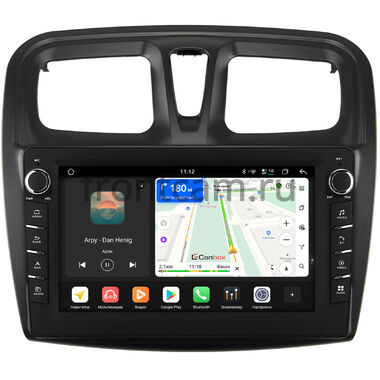 Renault Logan 2, Sandero 2 (Stepway) 2012-2022 (10 дюймов) Canbox H-Line 8838-1090 на Android 14 (4G-SIM, 6/128, DSP, QLed) С крутилками
