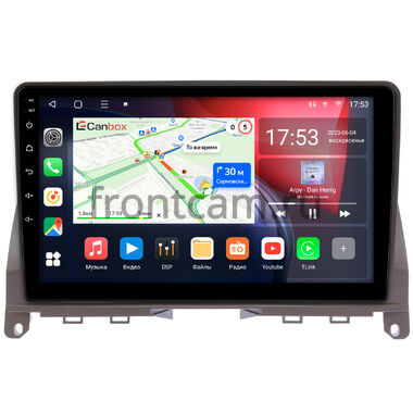Mercedes-Benz C (w204) 2006-2011 (коричневая) Canbox L-Line 4167-9-0542 на Android 10 (4G-SIM, 3/32, TS18, DSP, QLed)