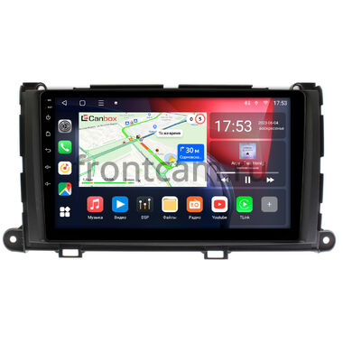 Toyota Sienna 3 (2010-2014) Canbox L-Line 4167-9-202 на Android 10 (4G-SIM, 3/32, TS18, DSP, QLed)