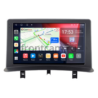 Renault Clio 3 (2005-2014) Canbox L-Line 4167-9-2486 на Android 10 (4G-SIM, 3/32, TS18, DSP, QLed)