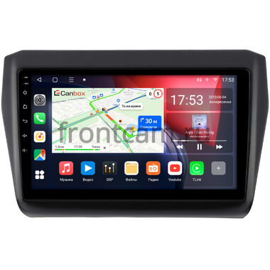 Suzuki Swift 5 2016-2024 Canbox L-Line 4167-9-4875 на Android 10 (4G-SIM, 3/32, TS18, DSP, QLed)