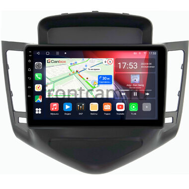 Chevrolet Cruze (2008-2012) (черная) Canbox L-Line 4167-9010 на Android 10 (4G-SIM, 3/32, TS18, DSP, QLed)