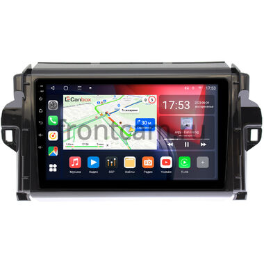 Toyota Fortuner 2 (2015-2024) Canbox L-Line 4167-9106 на Android 10 (4G-SIM, 3/32, TS18, DSP, QLed)