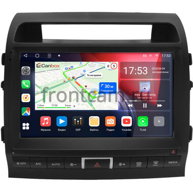 Toyota Land Cruiser 200 2007-2009 (Тип C, матовая) Canbox L-Line 4168-10-0939 на Android 10 (4G-SIM, 3/32, TS18, DSP, QLed)