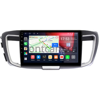 Honda Accord 9 (2012-2019) Canbox L-Line 4168-10-1151 на Android 10 (4G-SIM, 3/32, TS18, DSP, QLed)