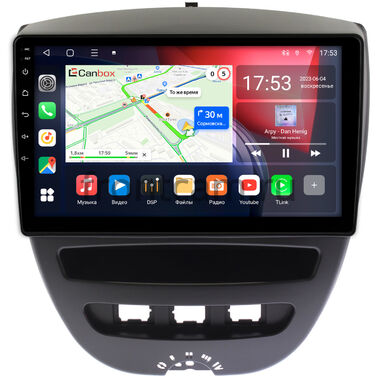 Toyota Aygo (2005-2014) Canbox L-Line 4168-10-1152 на Android 10 (4G-SIM, 3/32, TS18, DSP, QLed)
