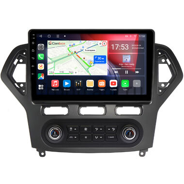 Ford Mondeo 4 2006-2010 (Тип 1) Canbox L-Line 4168-10-1380 встроенный климат на Android 10 (4G-SIM, 3/32, TS18, DSP, QLed)