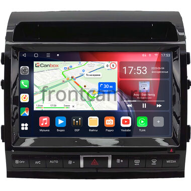 Toyota Land Cruiser 200 2010-2012 (Тип А) Canbox L-Line 4168-10-2145 на Android 10 (4G-SIM, 3/32, TS18, DSP, QLed)