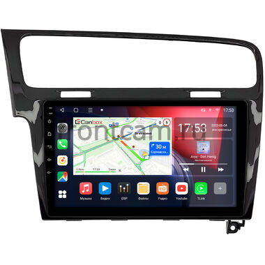 Volkswagen Golf 7 (2012-2020) (глянцевая) Canbox L-Line 4168-10-469 на Android 10 (4G-SIM, 3/32, TS18, DSP, QLed)