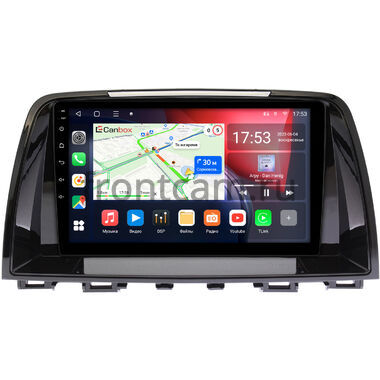 Mazda 6 (GJ) 2012-2015 Canbox L-Line 4169-9-435 на Android 10 (4G-SIM, 2/32, TS18, DSP, QLed)