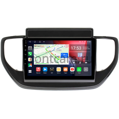 Hyundai Solaris 2 (2020-2024) (для авто с экраном) Canbox L-Line 4169-9-TK957 на Android 10 (4G-SIM, 2/32, TS18, DSP, QLed)
