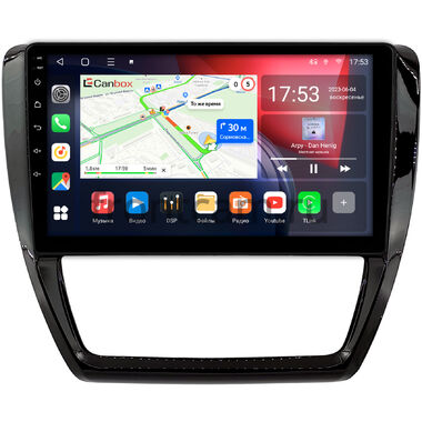 Volkswagen Jetta 6 (2010-2018) (глянец) Canbox L-Line 4170-10-043 на Android 10 (4G-SIM, 2/32, TS18, DSP, QLed)