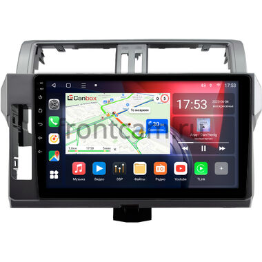 Toyota Land Cruiser Prado 150 2013-2017 (Тип 3) Canbox L-Line 4170-10-0615 на Android 10 (4G-SIM, 2/32, TS18, DSP, QLed)