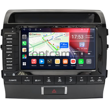 Toyota Land Cruiser 200 2010-2012 (Тип А) Canbox L-Line 4296-9-0117 на Android 10 (4G-SIM, 6/128, TS18, DSP, QLed)