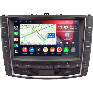 Lexus IS 2 2005-2012 (can DWS) Canbox L-Line 4296-9-0440 на Android 10 (4G-SIM, 6/128, TS18, DSP, QLed)