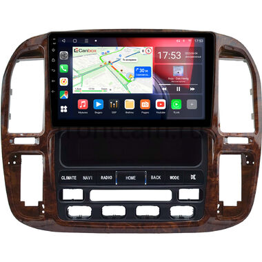 Toyota Land Cruiser 100 1998-2002 (для авто с цвет. экраном) Canbox L-Line 4296-9-0441 на Android 10 (4G-SIM, 6/128, TS18, DSP, QLed)