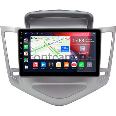 Chevrolet Cruze 2008-2012 (серебро) Canbox L-Line 4296-9-1284 на Android 10 (4G-SIM, 6/128, TS18, DSP, QLed)