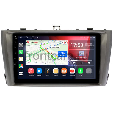 Toyota Avensis 3 2008-2015 (серая) Canbox L-Line 4296-9-3017 на Android 10 (4G-SIM, 6/128, TS18, DSP, QLed)