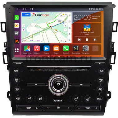 Ford Mondeo 5 2014-2022, Fusion 2 (North America) 2012-2016 (авто без камеры) Canbox Logic-i3 2K 5733-9-1466 на Android 13 (4G-SIM, 6/128, DSP, 360, QLed)