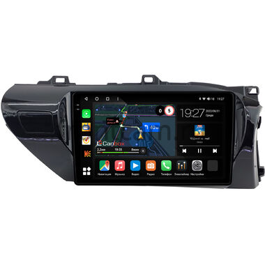 Toyota Hilux 8 (2015-2024) (руль справа) Canbox M-Line 2K 4176-10-0208 на Android 10 (4G-SIM, 2/32, DSP, QLed) (для любой комплектации)