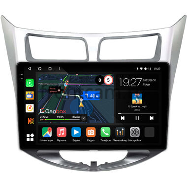 Hyundai Solaris, Accent 4 2010-2019 Canbox M-Line 2K 4176-10-0453 на Android 10 (4G-SIM, 2/32, DSP, QLed)