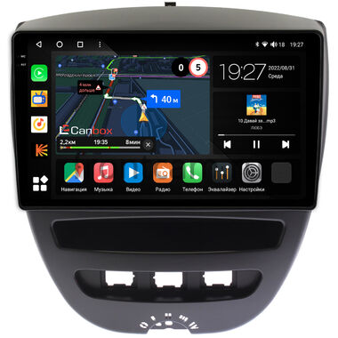 Peugeot 107 (2005-2014) Canbox M-Line 2K 4176-10-1152 на Android 10 (4G-SIM, 2/32, DSP, QLed)
