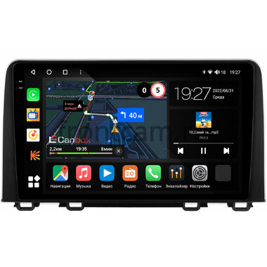 Honda CR-V 5 2016-2024 (глянцевая) Canbox M-Line 2K 4176-10-1600 на Android 10 (4G-SIM, 2/32, DSP, QLed)