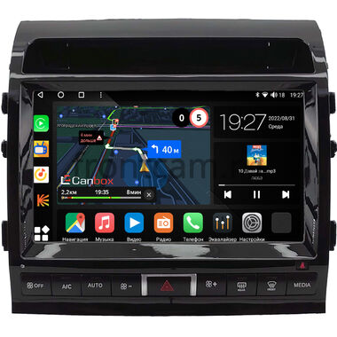 Toyota Land Cruiser 200 2010-2012 (Тип А) Canbox M-Line 2K 4176-10-2145 на Android 10 (4G-SIM, 2/32, DSP, QLed)