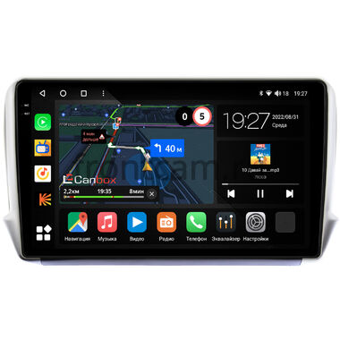 Peugeot 208, 2008 2013-2019 Canbox M-Line 2K 4176-10-732 на Android 10 (4G-SIM, 2/32, DSP, QLed)