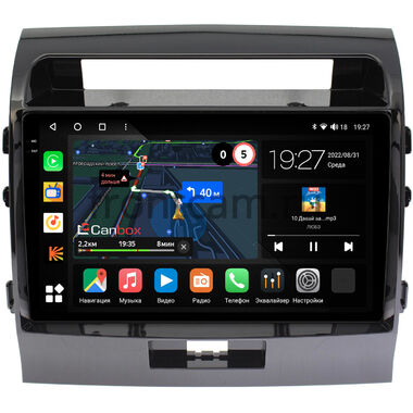 Toyota Land Cruiser 200 2007-2015 (для авто без NAVI) Canbox M-Line 2K 4176-1004 на Android 10 (4G-SIM, 2/32, DSP, QLed)